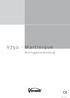 V750 - Martinique. Montagehandleiding 1385-120112