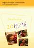 jaarboekje 2015-2016 Vrije School De Zonnewende Vrije School De Zonnewende Kleuter- en basisonderwijs in Zutphen Jaarboekje 2015/16