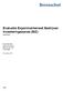 Evaluatie Experimentenwet Bedrijven Investeringszones (BIZ)