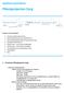 Pilootprojecten Zorg. Synthese procedure. Synthese van de procedure