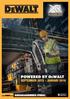 POWERED BY DEWALT SEPTEMBER 2015 - JANUARI 2016 GEGARANDEERD GEG STERK