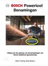 Powertool Benamingen. - Bosch Training Center Benelux -