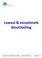 Lawaai & occasionele blootstelling