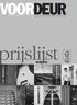 voordeur het magazine over buitendeuren van Weekamp Deuren BV rijslijst Nu ook! OKTOber 2012