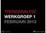 TRENDANALYSE WERKGROEP 1 FEBRUARI 2013