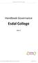 Handboek Governance Esdal College. Handboek Governance. Esdal College. Deel 2