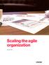 Scaling the agile organization