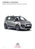 CITROËN C3 PICassO PRIjslIjsT, uitrustingspecificaties & TeChNIsChe gegevens Januari 2012