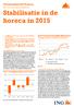 Kwartaalbericht Horeca ING Economisch Bureau Stabilisatie in de horeca in 2015