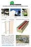 www.systimber.com Eenvoudig en duurzaam alternatief voor baksteen en beton Mecanosimpel 50m²/man/dag Standaard palletverpakking inclusief beslag