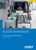 ALUCA dimension2. Het innovatieve onderladensysteem 100% aluminium