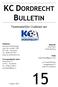 KC DORDRECHT BULLETIN