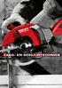 ZAAG- EN SCHUURTECHNIEK. Hilti. Outperform. Outlast.