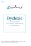Dyslexie. Protocol voor overdracht Primair Onderwijs - Voortgezet Onderwijs in de regio Waterland