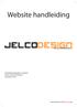 JelcoDesign. Website handleiding. Handleiding Wordpress website s Auteur: Jelco Haverkamp December 2010. Gemaakt door JelcoDesign.