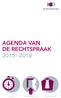AGENDA VAN DE RECHTSPRAAK 2015 2018