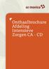 Onthaalbrochure Afdeling Intensieve Zorgen CA - CD