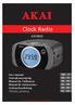 Clock Radio AR180D GB 2 NL 12 FR 23 ES 34 DE 45 EL 55