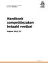 Handboek competitiezaken betaald voetbal