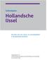 Gebiedsplan. Hollandsche IJssel. Een plan voor een natuur- en recreatiegebied in de gemeente IJsselstein