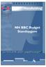 Handleiding. NH BBC Budget Standopgave