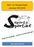 Sport- en themasportdagen. schooljaar 2014-2015. www.sportyvzw.be