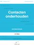 Contacten onderhouden