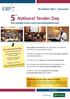 National Tender Day. 18 oktober 2012 Zaventem. Het jaarlijks event rond overheidsopdrachten. Early booking korting