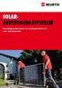 Solar- BeVestigingSSysteem. Bevestigingselementen en montagetoebehoren voor zonnepanelen