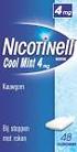 BIJSLUITER: INFORMATIE VOOR DE GEBRUIKER. Nicotinell Mint 1 mg, zuigtablet Nicotine