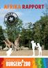 AFRIKA RAPPORT www.burgerszoo.nl