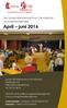 April juni 2016. Het lokaal dienstencentrum De Maretak Activiteitenkalender