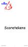 Scoretekens Overzicht scoretekens 1 November 2013