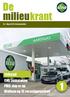 De milieu. krant. Inhoud. CNG tankstation PMD: dop er op Welkom op 15 recyclageparken. Nr. 1 - Maart 2015 -Driemaandelijks