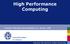 High Performance Computing