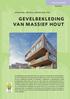 GEVELBEKLEDING VAN MASSIEF HOUT