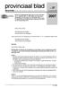 provinciaal blad 2007) RECTIFICATIE Gedeputeerde Staten der provincie Groningen; Gedeputeerde Staten der provincie Groningen nr. 37 11 december 2007