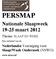 PERSMAP. Nationale Slaapweek 19-25 maart 2012. Nederlandse Vereniging voor Slaap/Waak Onderzoek (NSWO) Thema: SLAAP EN WERK. www.nswo.