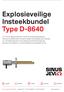 Explosieveilige Insteekbundel Type D-8640
