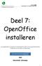 Deel 7: OpenOffice installeren