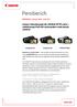 Persbericht. Canon introduceert de LEGRIA HF M serie zakformaat Full HD camcorders met touchcontrol. EMBARGO: 5 januari 2010, 15:00 CET