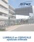 SF Z SINT-FRANCISKUSZIEKENHUIS. LUMBALE en CERVICALE epidurale infiltratie