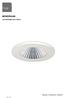 MONDRIAAN. Led Downlight serie 130mm. Modulair. Architectonic. Different. MO96 0515.V1