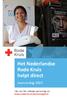 Het Nederlandse Rode Kruis helpt direct. Jaarverslag 2015