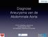 Diagnose Aneurysma van de Abdominale Aorta. O.R.M. Wikkeling, vaatchirurg (Endo)vasculair Team Nij Smellinghe Ziekenhuis te Drachten