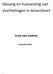 Opvang en huisvesting van vluchtelingen in Amersfoort PLAN VAN AANPAK