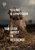 VEILING & SYMPOSIUM VAN GOGH ARTIST IN RESIDENCE