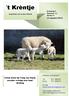 t Krèntje Jaargang 2 Nummer 12 Week 12 21 maart 2013 Volop lente bij Teng van Dijck; moeder schaap met haar drieling