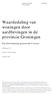 Waardedaling van woningen door aardbevingen in de provincie Groningen