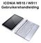 ICONIA W510 / W511 Gebruikershandleiding